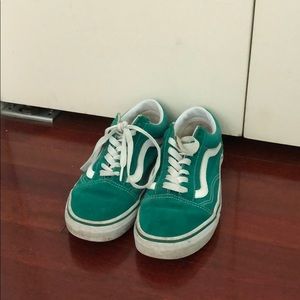 Green vans old school
